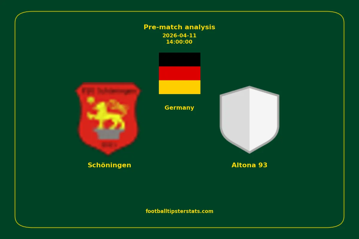 Pre-match analysis: Schöningen vs Altona 93 on 2026-04-11